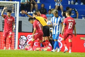 CLB Công an Hà Nội thua sốc Pathum United ở Cúp C1 Đông Nam Á.