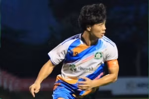 Công Phượng liên tục ghi bàn trong màu áo CLB Trường Tươi Đồng Nai.