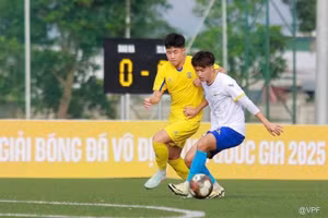 U21 Sông Lam Nghệ An giành chiến thắng đậm 7-0 trước U21 Trung tâm Bóng đá Đào Hà.