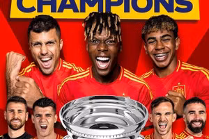 Tây Ban Nha nhận thưởng khủng sau ngôi vô địch EURO 2024.