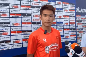 Lê Văn Thuận được triệu tập lên U23 Việt Nam.