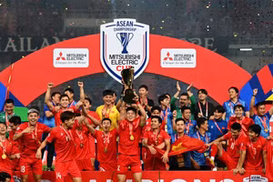Tuyển Việt Nam vô địch AFF Cup lần thứ 3 trong lịch sử.