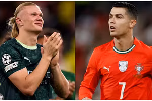 C.Ronaldo so tài Erling Haaland