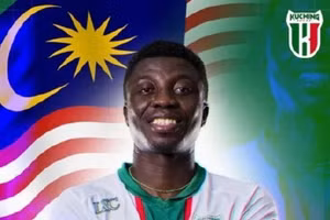 Tiền đạo Jordan Mintah chính thức có quốc tịch Malaysia.