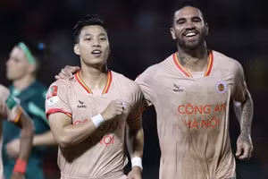 CLB Công an Hà Nội sẽ so tài với Hà Nội FC cuối tuần này.