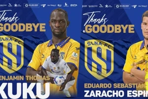 Benjamin Kuku và Zaracho chia tay Sông Lam Nghệ An sau 1 mùa giải gắn bó.
