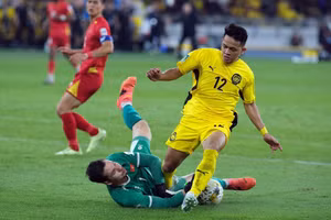 Tuyển Việt Nam thua Malaysia trên sân khách ở Asian Cup 2027.