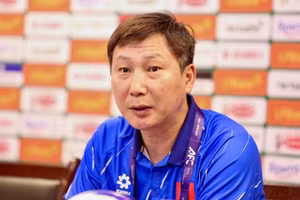 HLV Kim Sang Sik quyết tâm lớn ở vòng loại U23 châu Á.