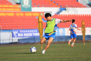 Công Phượng chưa thể ra sân thi đấu vì chấn thương.