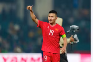 Quang Hải góp công giúp tuyển Việt Nam thắng đậm tuyển Lào.