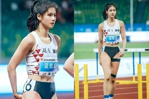 Vẻ đẹp thiên thần VĐV điền kinh Trung Quốc