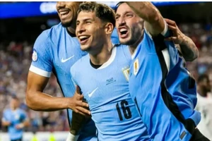 Uruguay giành quyền đi tiếp ở Copa America 2024 sau trận thắng Mỹ.