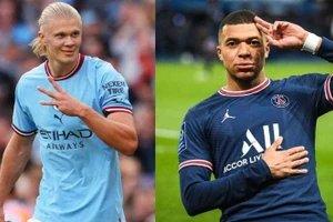 So sánh thành tích ghi bàn của Haaland và Mbappe