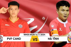 Trận tranh vé playoff V-League diễn ra vào lúc 18h ngày 6/7 trên sân Hàng Đẫy.