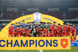 U23 Việt Nam 3 lần liên tiếp vô địch U23 Đông Nam Á.