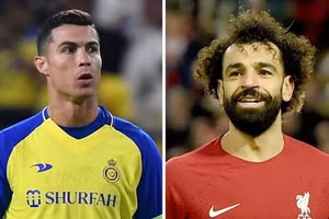 Mohamed Salah có cơ hội đối đầu Ronaldo ở giải Saudi Arabia.