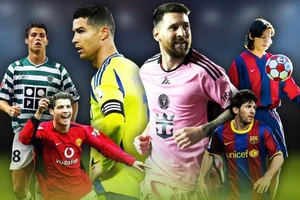 Thành tích ghi bàn của Messi và Ronaldo ở mọi cấp độ