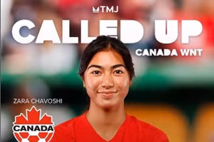 Zara Chavoshi được triệu tập lên đội tuyển Canada.