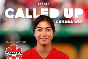 Zara Chavoshi được triệu tập lên đội tuyển Canada.