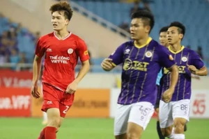 Hoàng Đức thi đấu tròn vai ở vòng 2 V-League gặp Hà Nội.