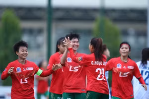 Bóng đá nữ Việt Nam đứng thứ 5 trên bảng xếp hạng của AFC.