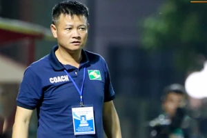 Văn Quyến hạnh phúc với chiến thắng trước Hoàng Anh Gia Lai của Sông Lam Nghệ An.