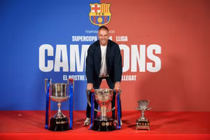 HLV Hansi Flick tiếp tục gắn bó với CLB Barcelona tới năm 2028.