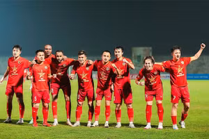 Hồng Lĩnh Hà Tĩnh vẫn đang bất bại tại V-League.