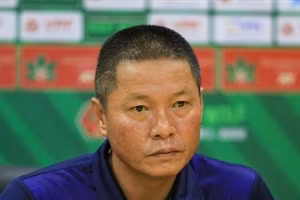 HLV Chu Đình Nghiêm hài lòng với trận thắng Hoàng Anh Gia Lai.