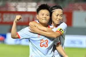 Tuyển nữ Việt Nam vào bán kết giải vô địch Đông Nam Á.