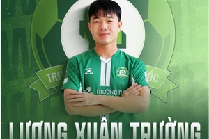 Lương Xuân Trường tái hợp Công Phượng trong màu áo Bình Phước FC.