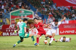 Nam Định để thua Thể Công – Viettel ở vòng 10 V-League.