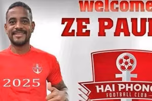 Zé Paulo gia nhập câu lạc bộ Hải Phòng.