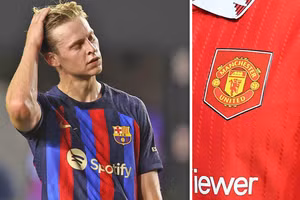 Frenkie de Jong hiện vẫn nằm trong kế hoạch mua sắm của Man United.