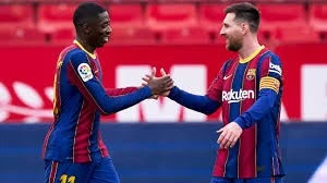 Ousmane Dembele đánh giá cao tài năng của Messi.