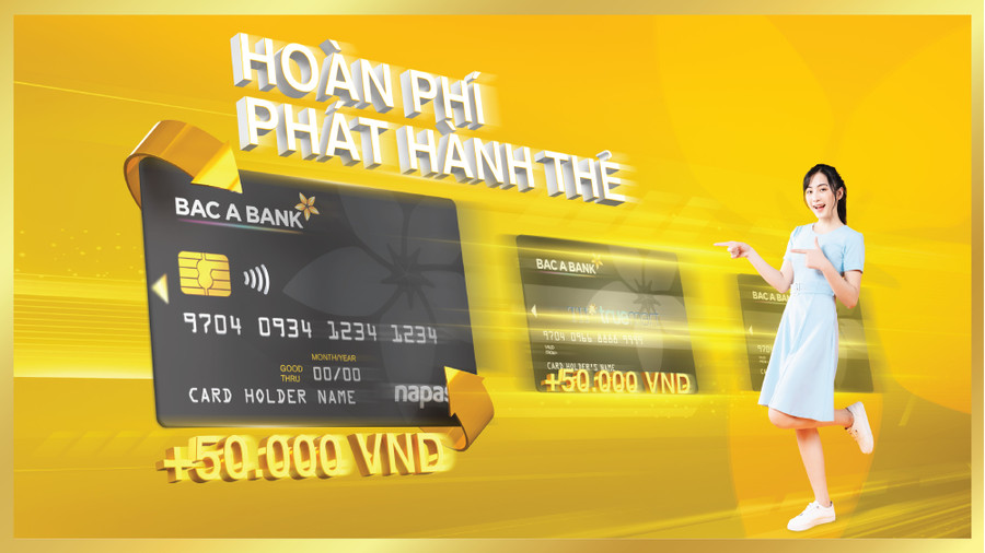 Hoàn phí chuyển đổi cùng quà tặng hấp dẫn cho chủ thẻ chip Contactless của BAB