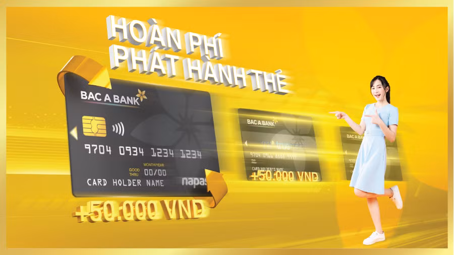 Hoàn phí chuyển đổi cùng quà tặng hấp dẫn cho chủ thẻ chip Contactless của BAB