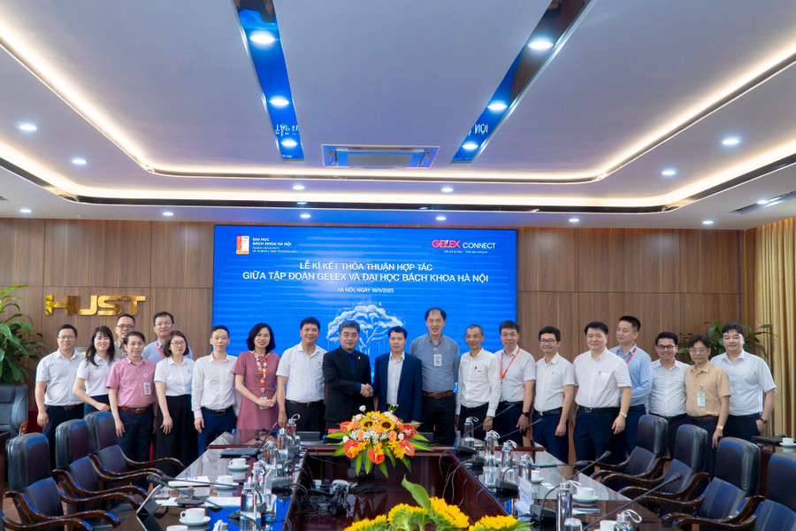 Lễ ký kết Thỏa thuận hợp tác nhằm thiết lập quan hệ đối tác chiến lược toàn diện giữa Tập đoàn GELEX và Đại học Bách khoa Hà Nội. 1-glex.jpg