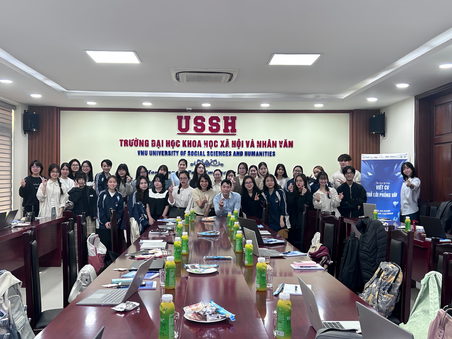 VSF phối hợp đại học KHXHNV tổ chức tập huấn viết CV phỏng vấn