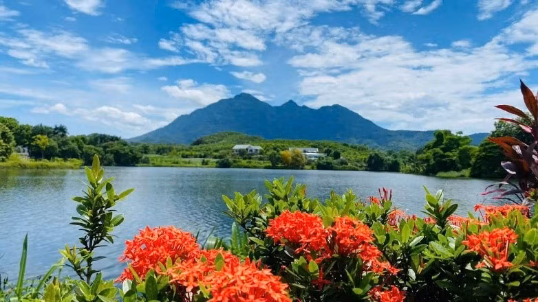 Bavi Resort nhìn từ xa.