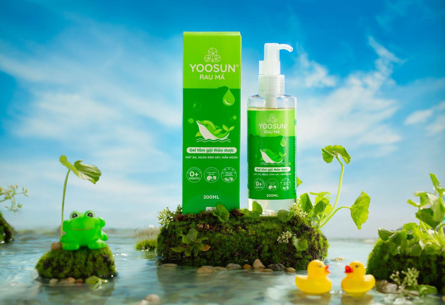 Gel tắm gội thảo dược Yoosun Rau má. 3-n.jpg