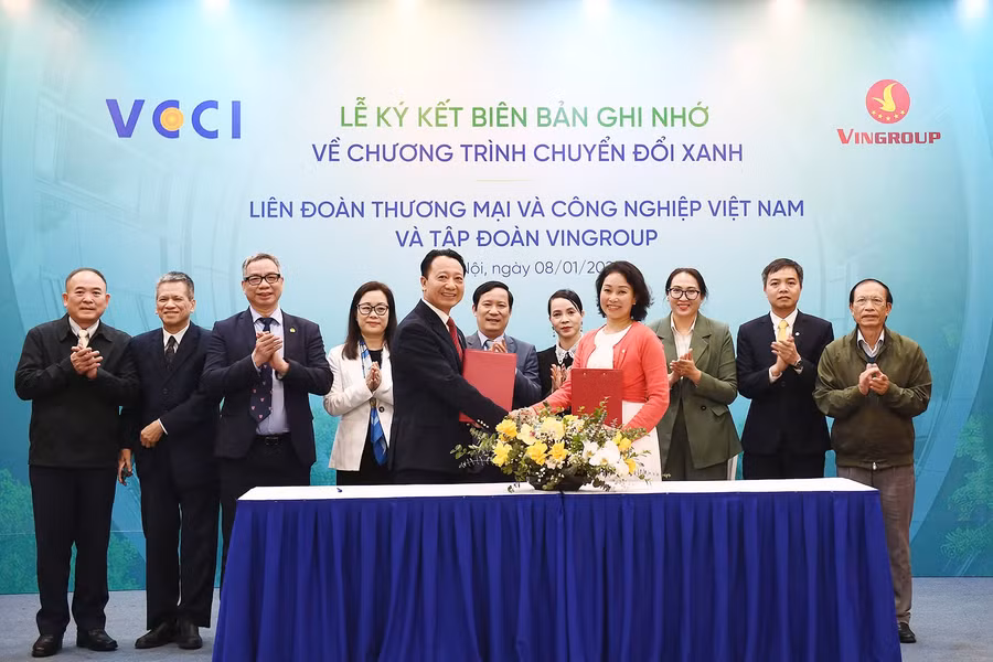  VCCI và Vingroup hợp tác toàn diện thúc đẩy chuyển đổi xanh