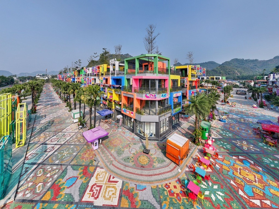 Các dãy phố thương mại với villa, villashop đầy màu sắc tại Flamingo Golden Hill. a2-fla-3.jpg