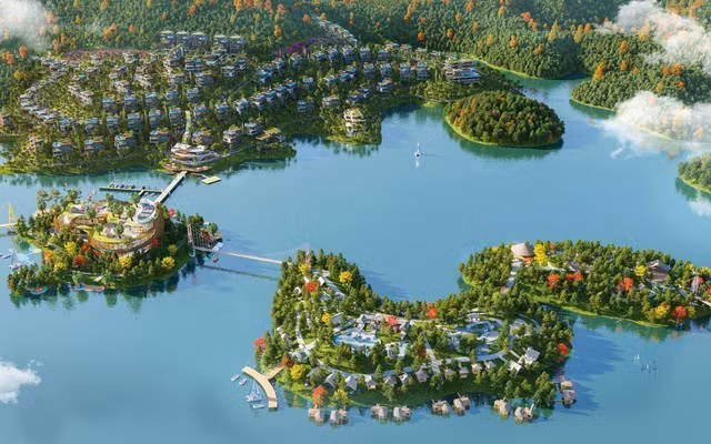 Flamingo Majestic Island Resort: Đón sóng đầu tư quần đảo retreat hồ Núi Cốc