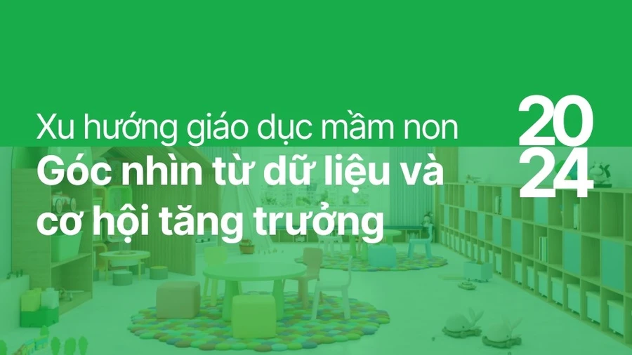 Xu hướng giáo dục mầm non 2024: Góc nhìn từ dữ liệu và cơ hội tăng trưởng