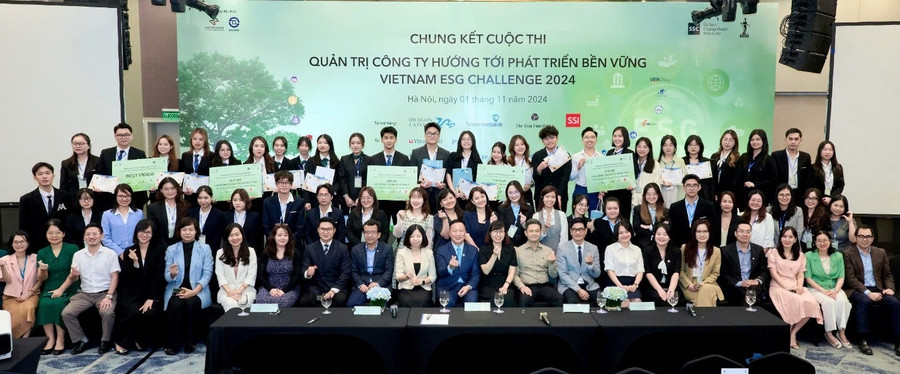 Vòng chung kết cuộc thi Viet Nam ESG Challenge 2024 diễn ra vào ngày 01/11 tại Hà Nội