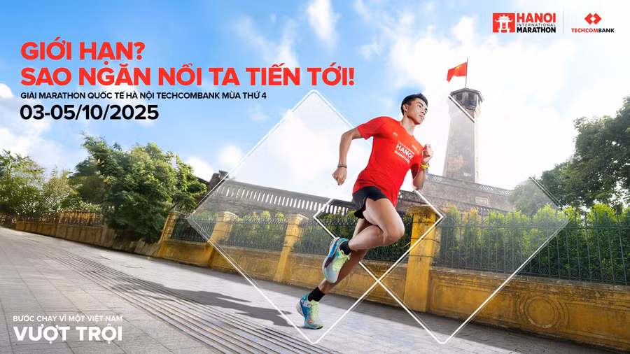 Giải Marathon Quốc tế Hà Nội Techcombank Mùa thứ 4: vì một 'Việt Nam mới'