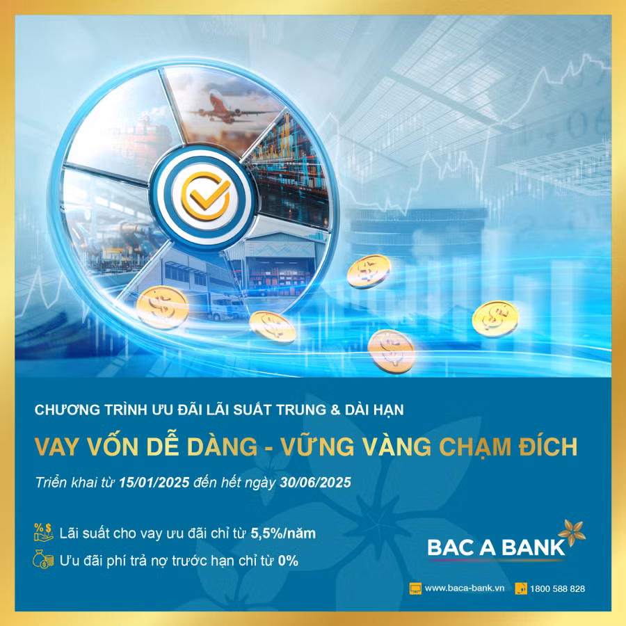 Bac A Bank hỗ trợ doanh nghiệp phát triển đường dài với lãi vay ưu đãi từ 5,5%