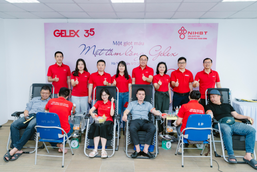 “Một giọt máu - Một tấm lòng GELEX” được tổ chức tại Hà Nội và TPHCM hôm 1/7/2025. anh-32-glex.png