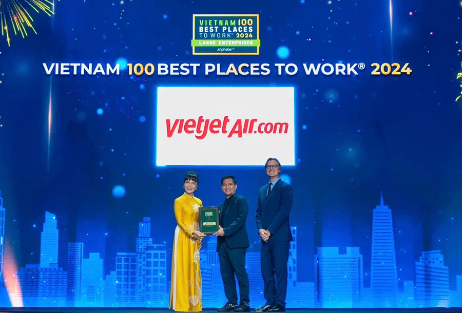 Giải thưởng 'Nơi làm việc tốt nhất VN 2024' xướng tên Vietjet, FPT, Vingroup